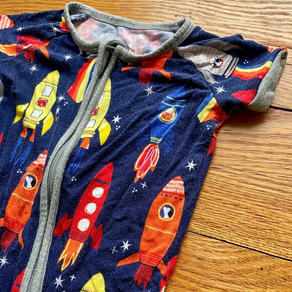 Little Sleepies Space Explorer Shorty Zippy Size 12-18 Month - Picture 4 of 7